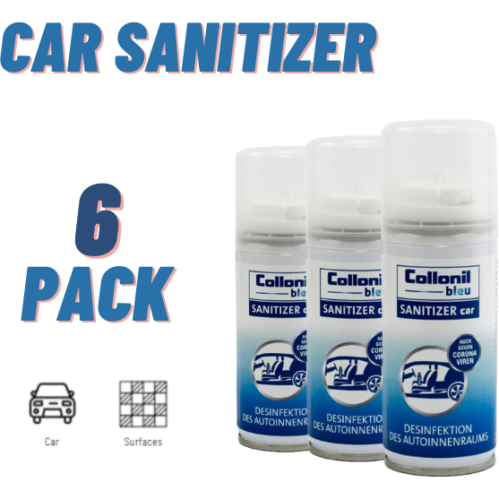 Collonil Car Sanitizer  - Disinfectant 6 Pack